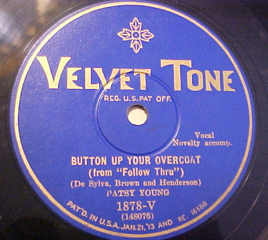 Button Up Your Overcoat-Velvet Tone 1878-V